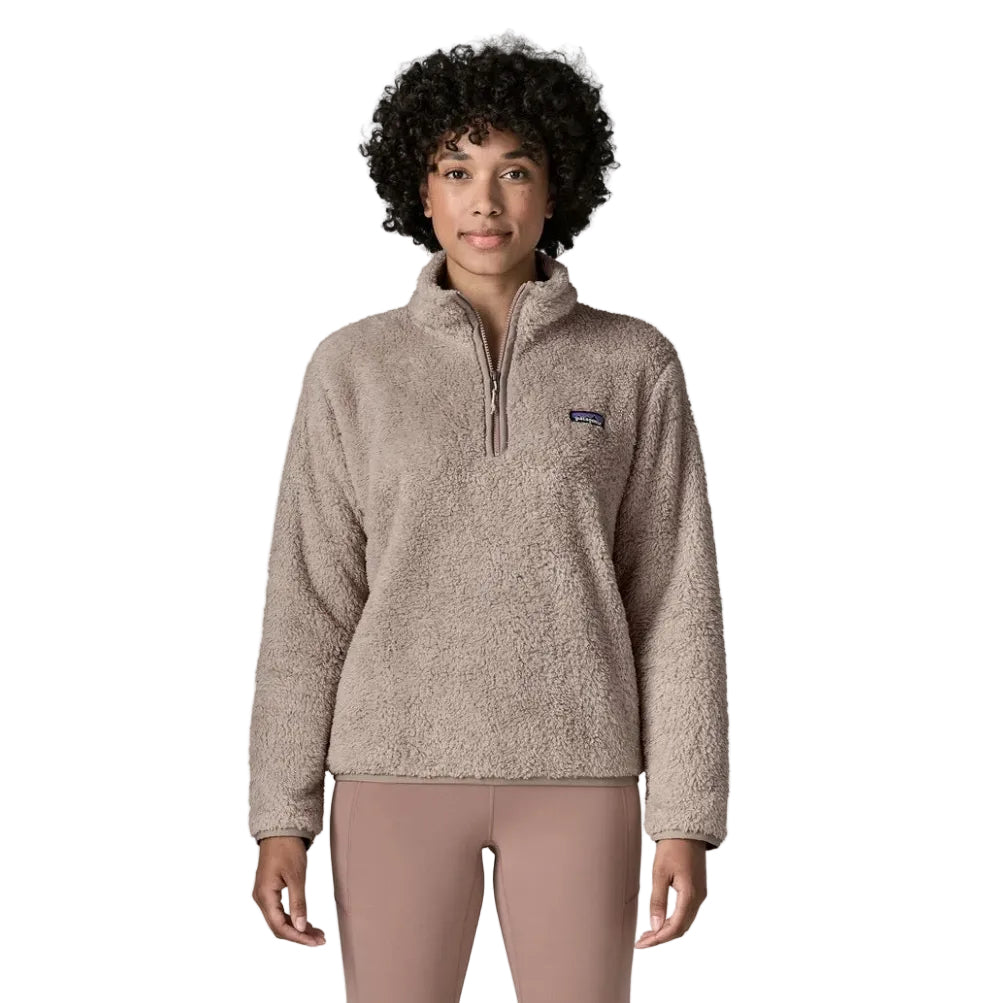 Patagonia Women's Los Gatos 1/4-Zip in Shroom Taupe front view