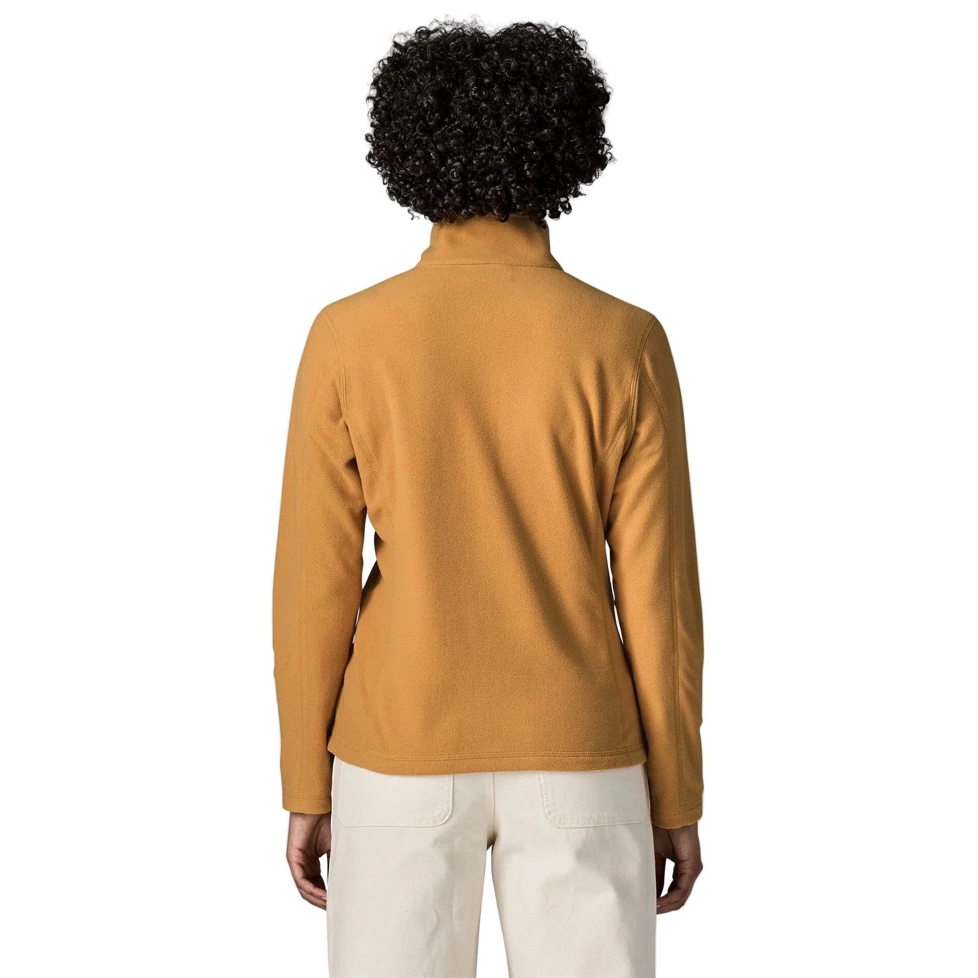 Patagonia Women's Micro D 1/4-Zip in Dried Mango back view