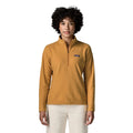 Patagonia Women's Micro D 1/4-Zip in Dried Mango front view