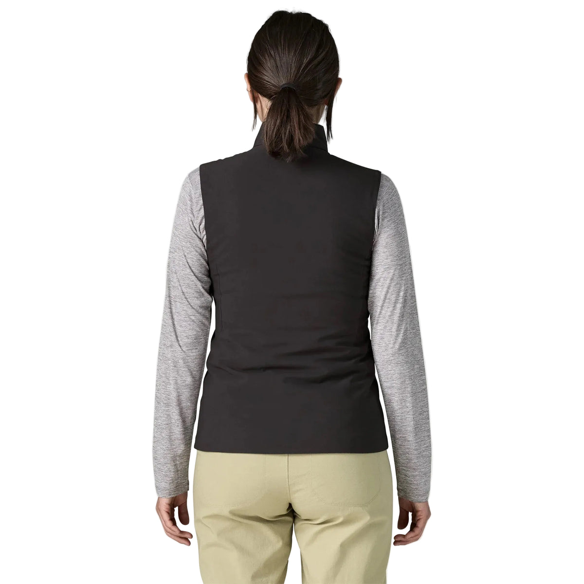 Patagonia Women's Nano-Air Light Vest in Ink Black back view