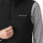Patagonia Women's Nano-Air Light Vest in Ink Black detail view