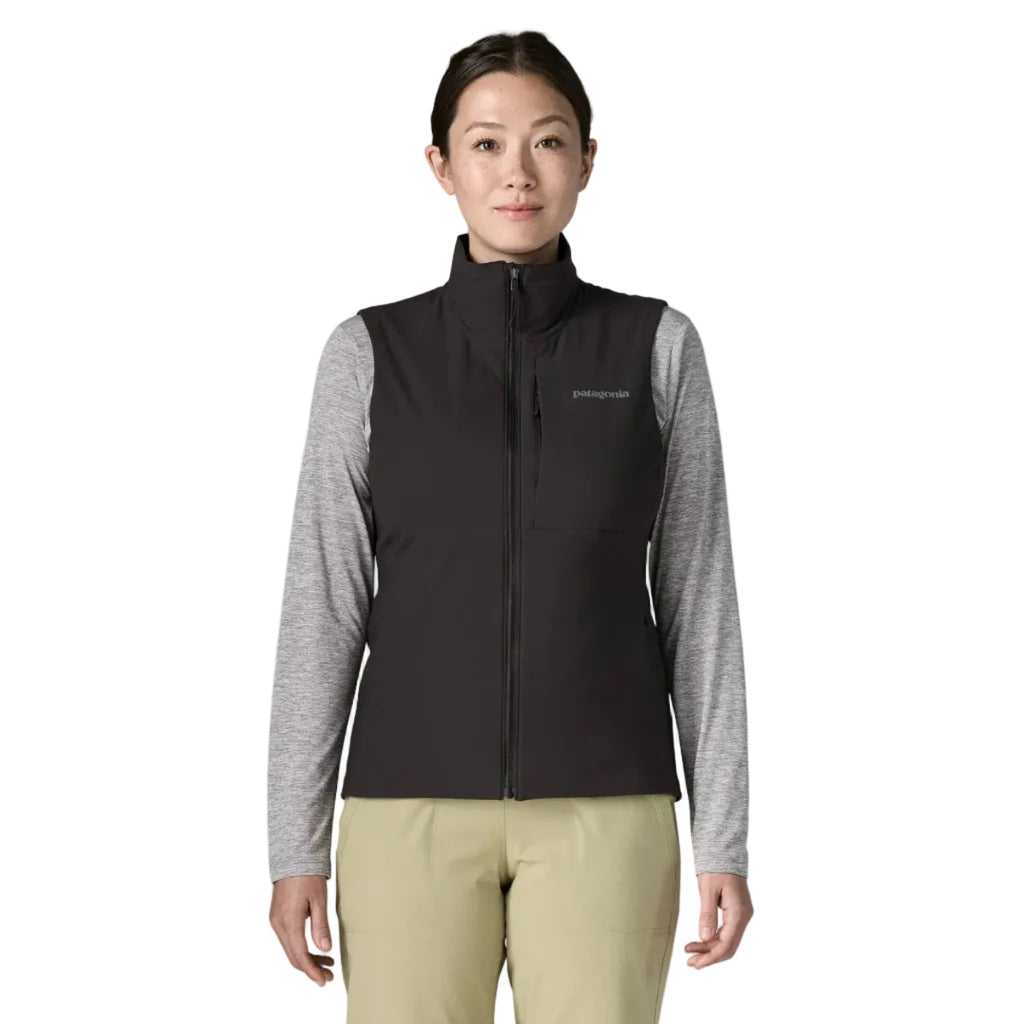 Patagonia Women's Nano-Air Light Vest in Ink Black front view