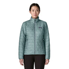 Patagonia Women's Nano Puff Jacket in Blue Sage front view