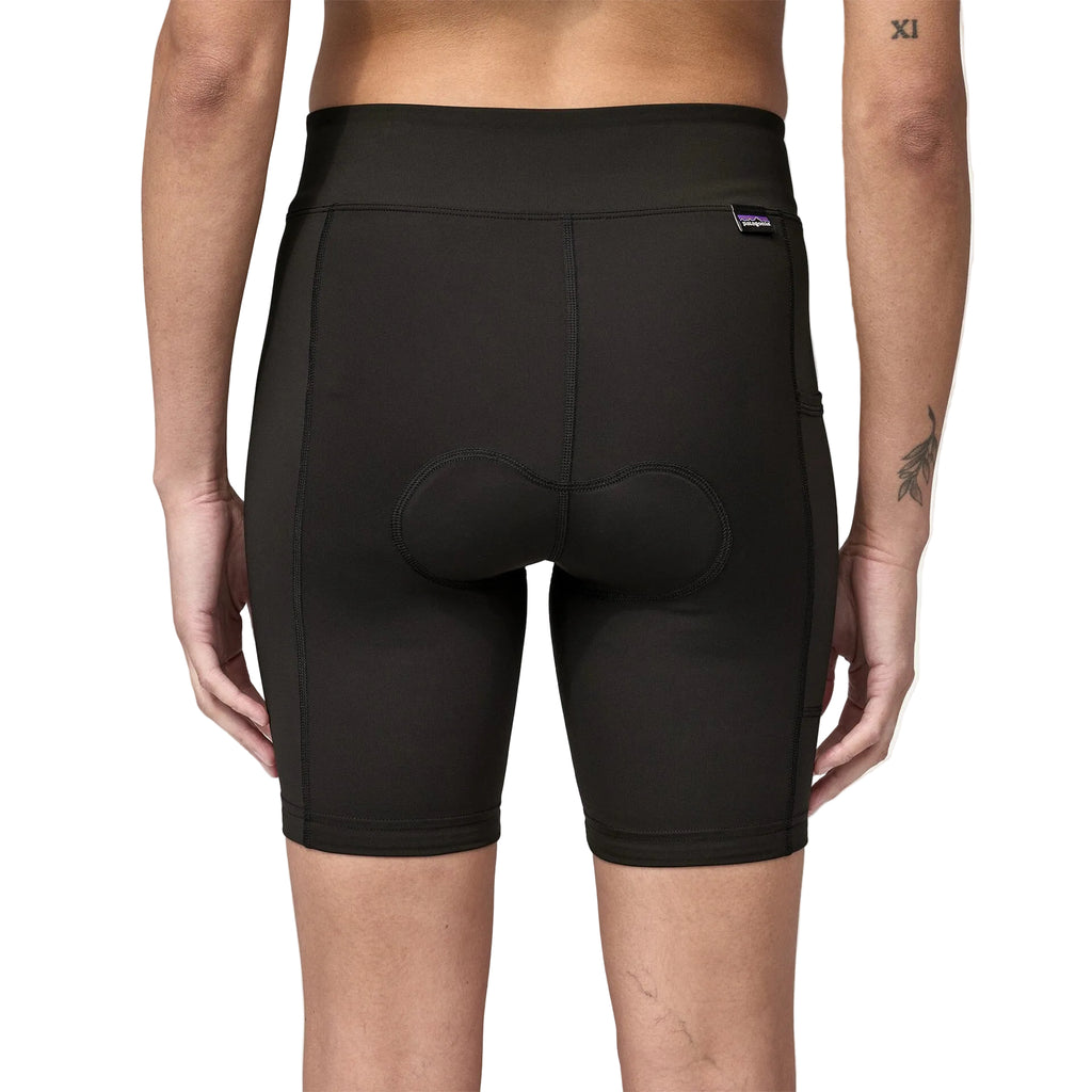 Patagonia women’s Nether Bike Shorts in Black back view