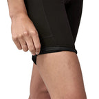 Patagonia Nether Bike Shorts chamois and thigh detail in Black