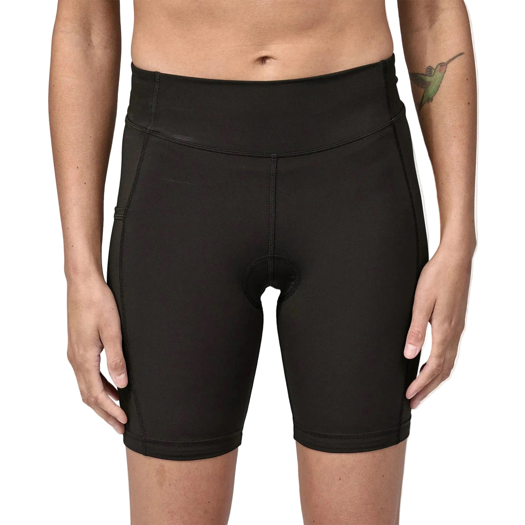 Patagonia women’s Nether Bike Shorts in Black front view