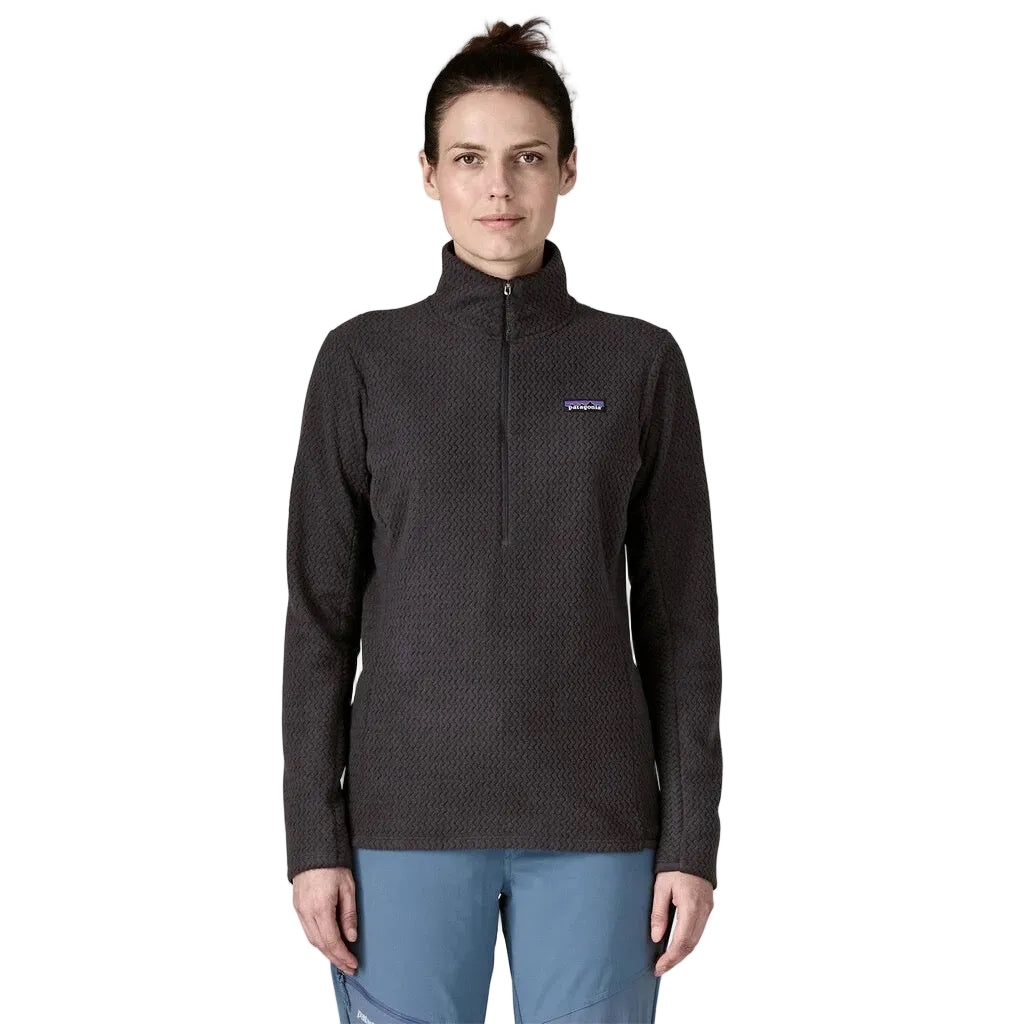 patagonia-womens-r1-air-zip-neck-black-front