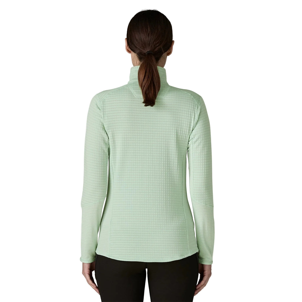 Patagonia Women's R1 Fleece Pullover in Thin Ice back view