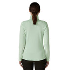 Patagonia Women's R1 Fleece Pullover in Thin Ice back view