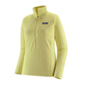 Patagonia Women's R1 Pullover in Vellum Green front view