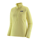 Patagonia Women's R1 Pullover in Vellum Green front view