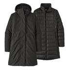 Patagonia Women's Tres 3-in-1 Parka in Black liner detail view