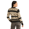 WOMEN'S GRAPHIC SHETLAND COLLECTION ZIP CARDIGAN