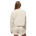 prAna DreamTerry Crew Sweatshirt in Beach Pebble back view