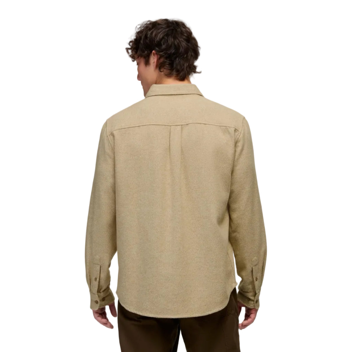 Back view of the prAna Men’s Point Reyes Long Sleeve Shirt in Nomad