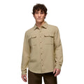 Front view of the prAna Men’s Point Reyes Long Sleeve Shirt in Nomad