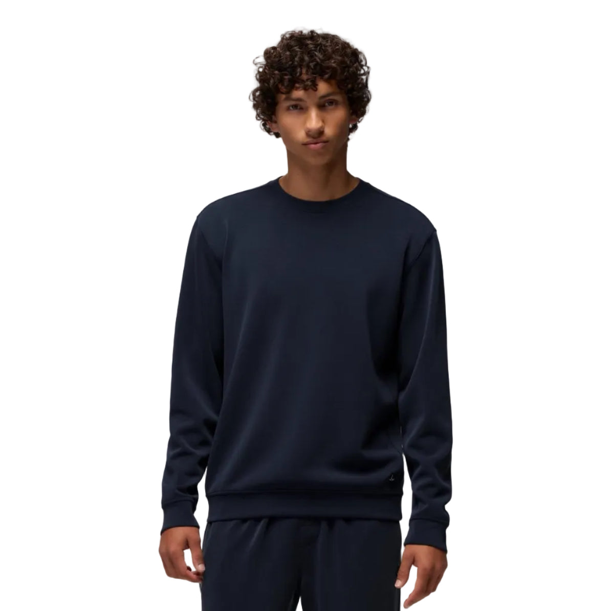 Front view of the prAna Men’s Shea Soft Crewneck in Nautical