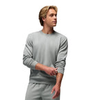 Front view of the prAna Men’s Shea Soft Crewneck in Sterling