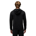 Back view of the prAna Men’s Shea Soft Hoodie in Black