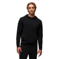 Front view of the prAna Men’s Shea Soft Hoodie in Black