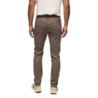 Back view of the prAna Men’s Stretch Zion 5-Pocket Slim Pant in Mud