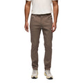 Front view of the prAna Men’s Stretch Zion 5-Pocket Slim Pant in Mud