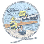 The Qualified Captain Back In Tee 
Featuring Down With the Ship graphics