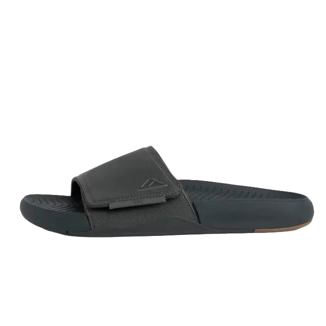 REEF Men’s Phantom Slab Slide Black outside side view