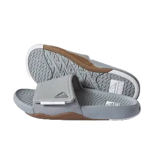 REEF Men’s Phantom Slab Slide Grey/White pair view