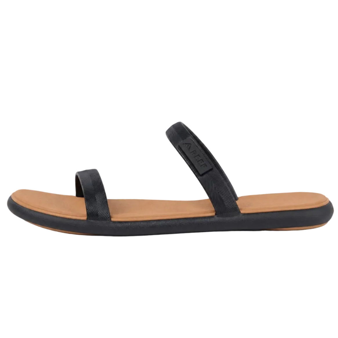 REEF Water Willow Marina Black/Tan outside side view