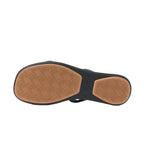 REEF Water Willow Marina Black/Tan sole view