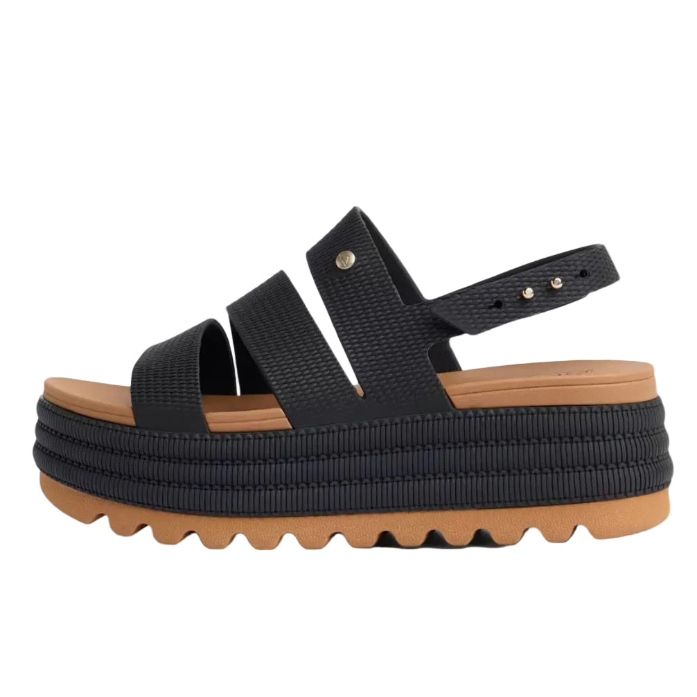 REEF Women’s Water Vista Higher 2 Black/Natural outside side view