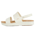 REEF Women’s Water Vista Sandal White/Tan outside side view