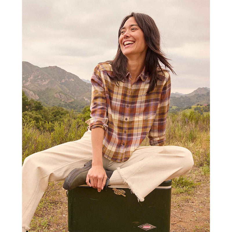 Toad & Co Re-Form Flannel Boxy Shirt