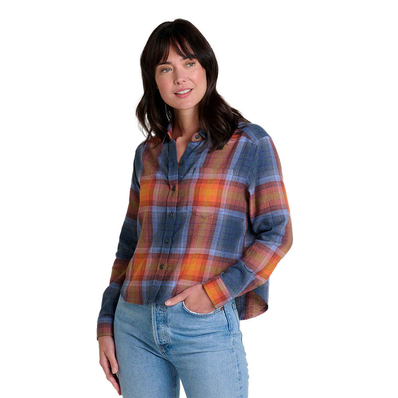 Toad & Co Re-Form Flannel Boxy Shirt