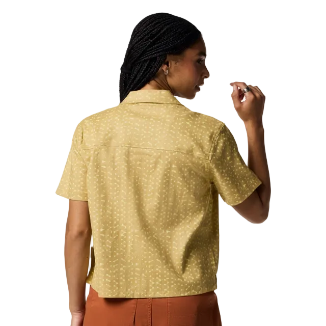 Cototpaxi Afuera Shirt in Shimmer Honeydew back view