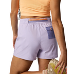 Cotopaxi Bringo skort in purple with snap back pocket 