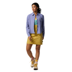 Cotopaxi sun shirt with chest pockets and sunglasses holder in aster
