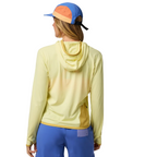 UPF 50 sun protection hoodie worn in bright sunlight