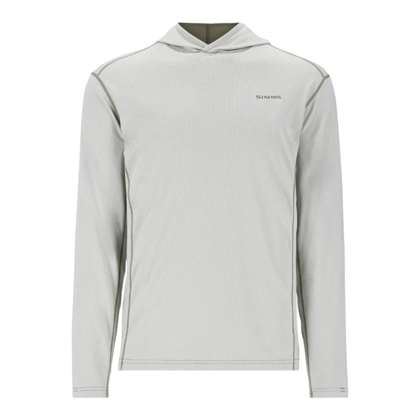 Simms BugStopper Hoody Aspen Heather front view