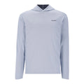 Simms BugStopper Hoody Steel Blue Heather front view