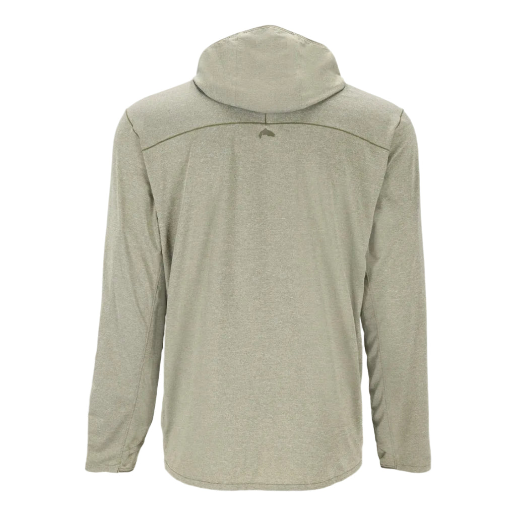 Simms BugStopper SolarFlex Hoody Loden Heather back view