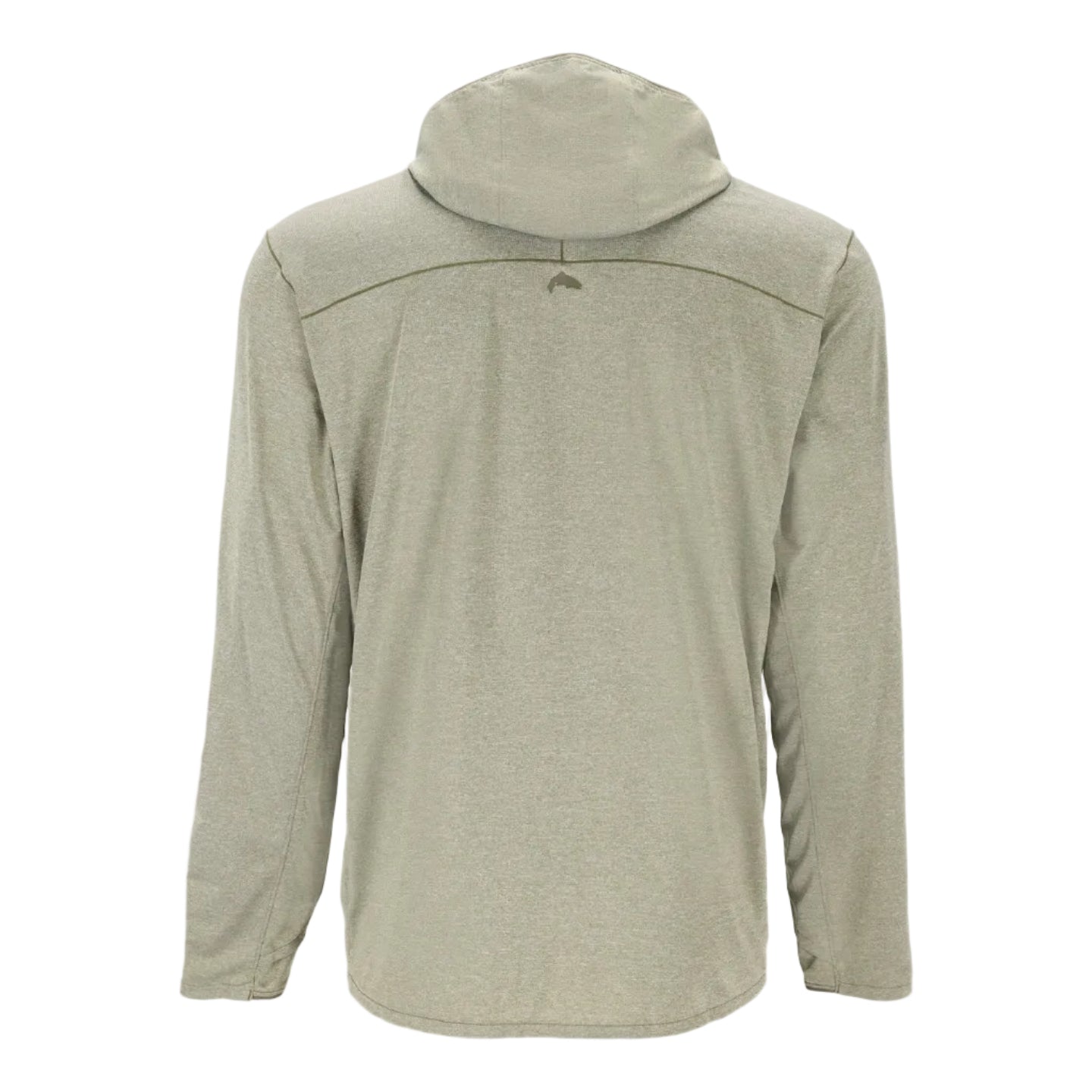 Simms BugStopper SolarFlex Hoody Loden Heather back view