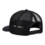 Simms Double Haul Trucker in Black Rounder mesh back view