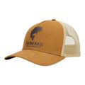 Simms Double Haul Trucker in Sepia front view