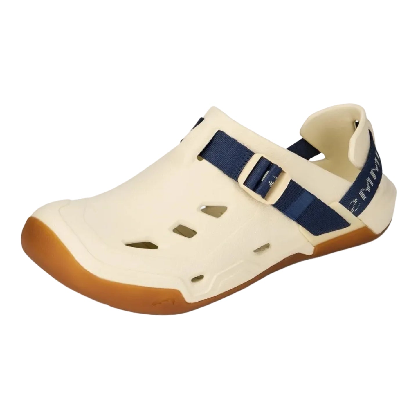 Simms Drifter Shoe in Tallow EVA upper and gum rubber outsole detail