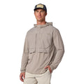 Simms Latitude BiComp Hoody Dolomite front view on model