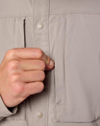Simms Latitude BiComp Hoody Dolomite zippered chest pocket detail