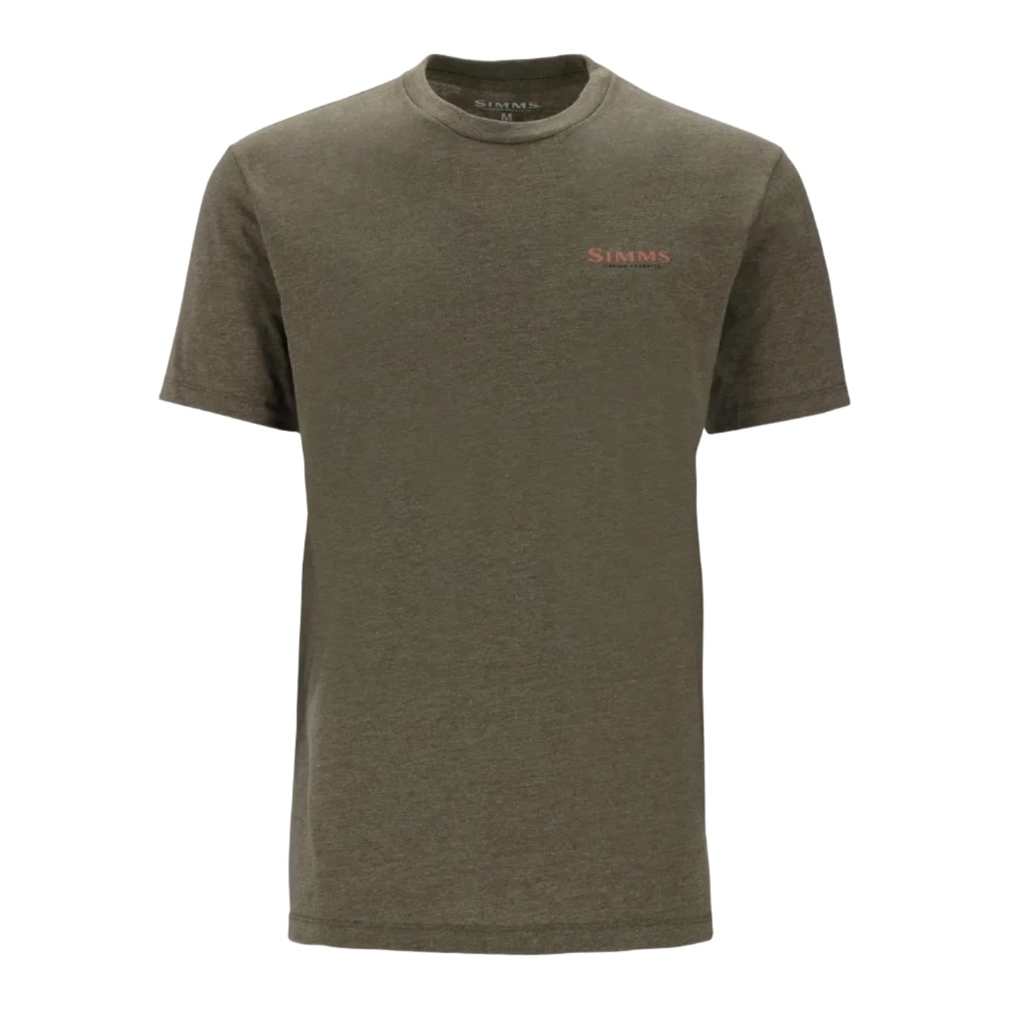 Simms Let It Fly T-Shirt Military Heather front view