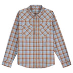 Simms Men’s Brackett Long-Sleeve Shirt Steel Blue front view